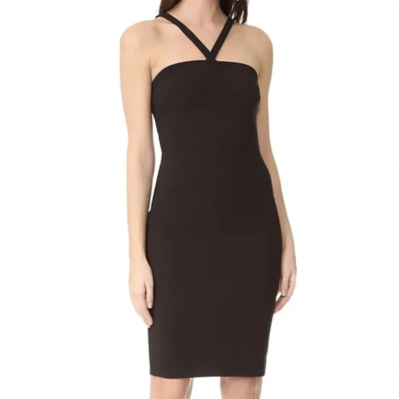 halter top dress mini Ziggy Black Halter Neck Mini Dress, 8